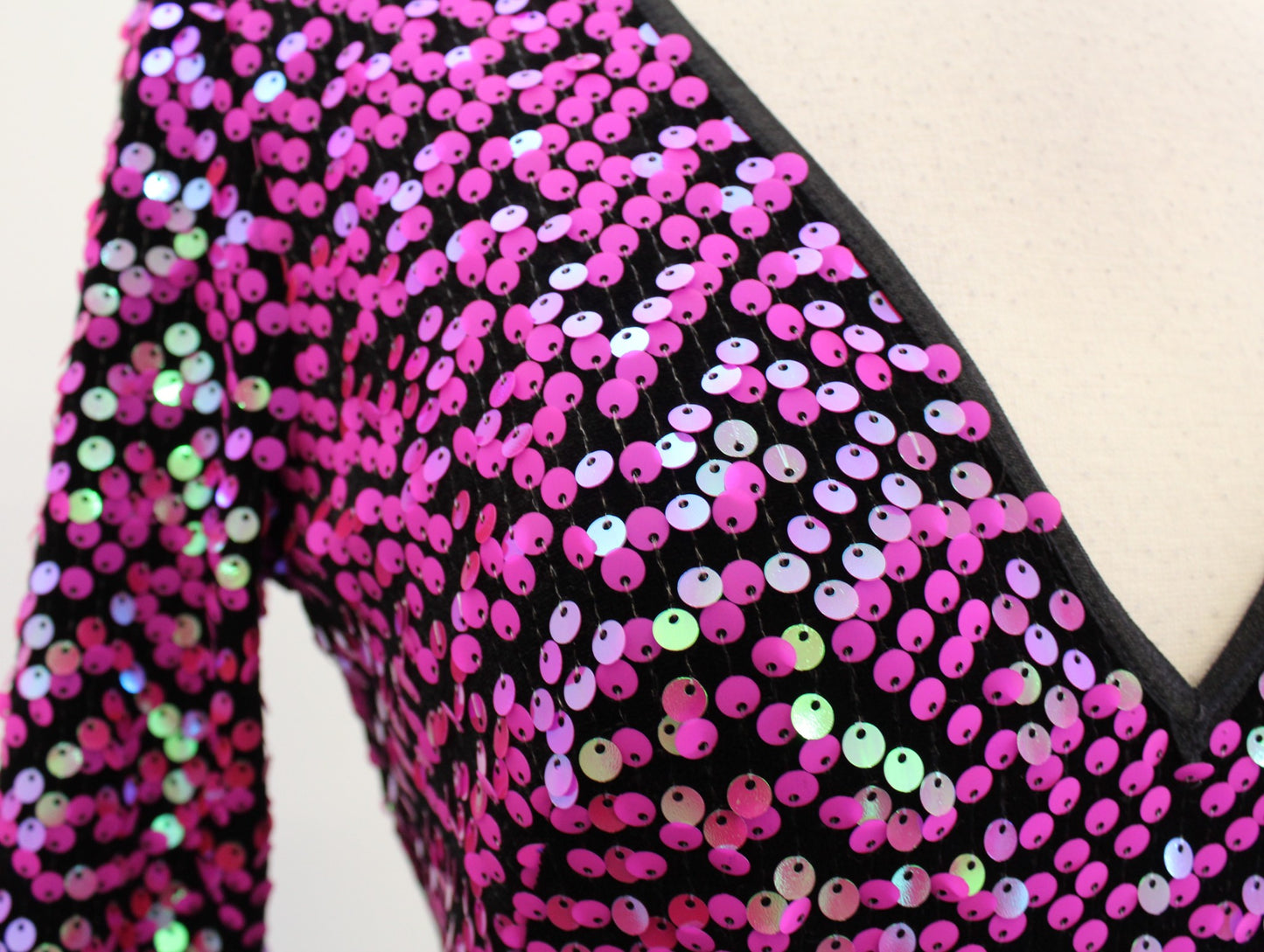 NWT Sho by Tadashi Shoji Paillette Sequin Iridscent Mini Bodycon Party Dress XS