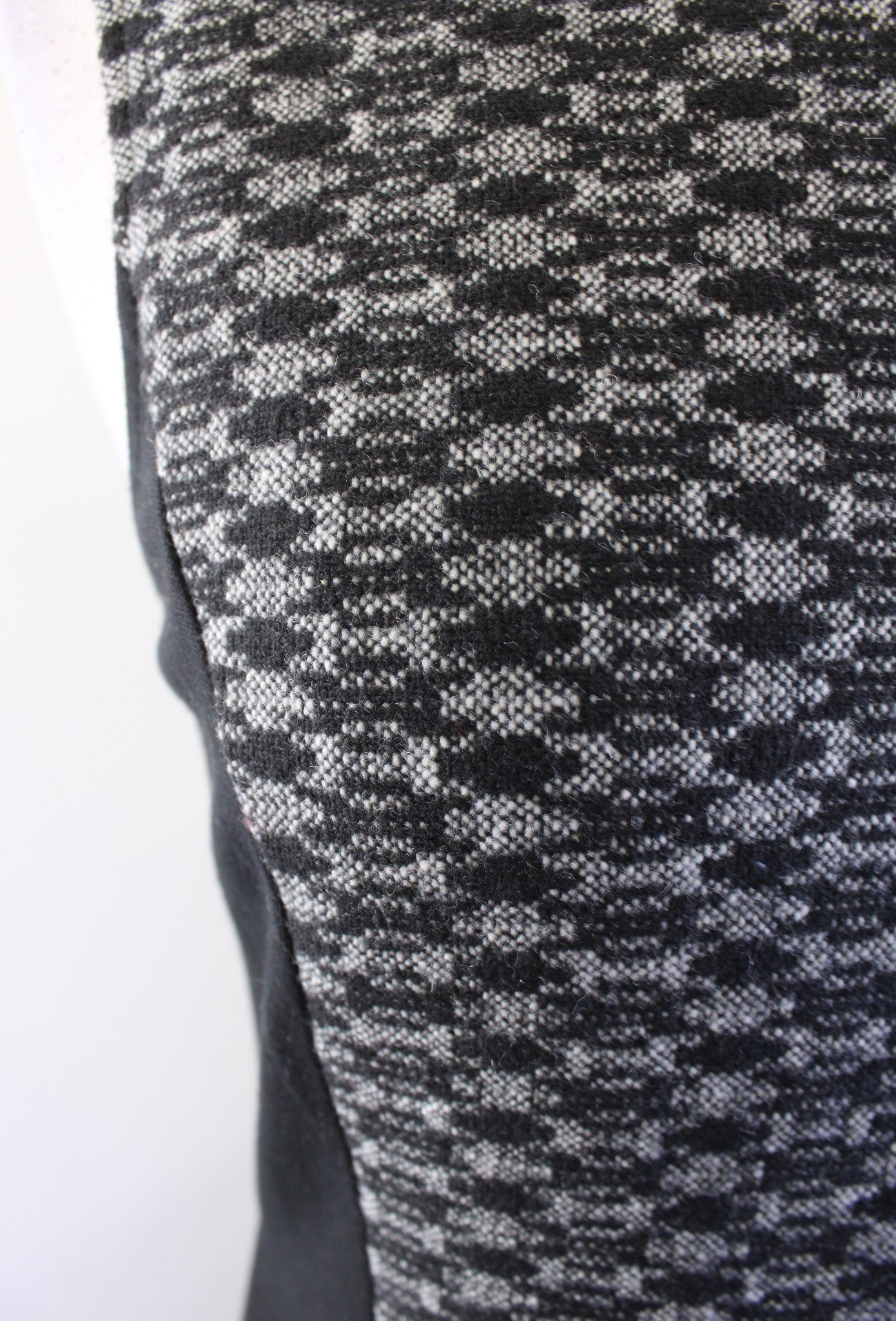Theory Toli Black White Chevron Knit Wool Blend Sheath Dress Size 4 Sleeveless