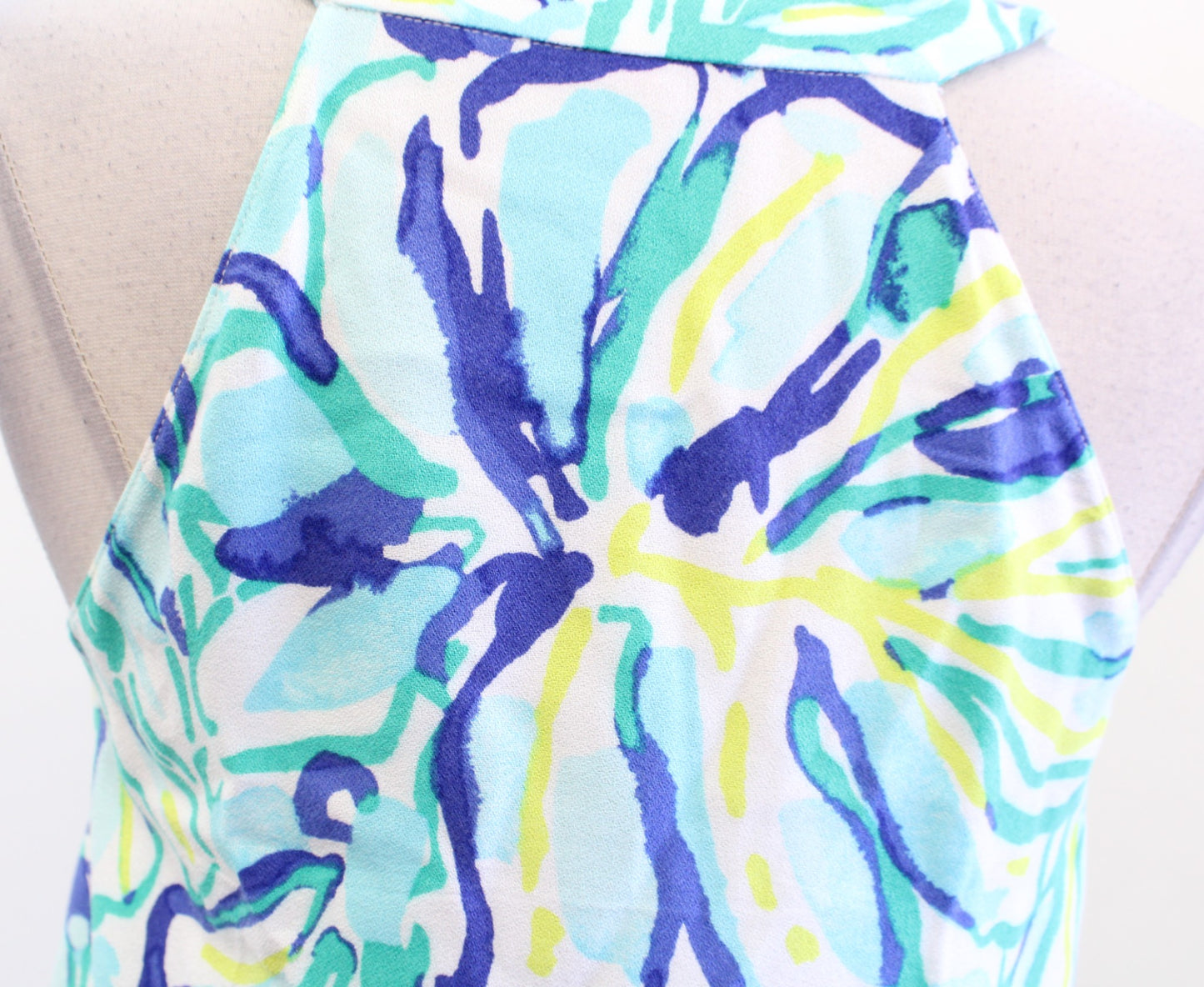 Lilly Pulitzer Achelle Pool Blue Stay Cool Swing Dress Size XXS 2XS Shift