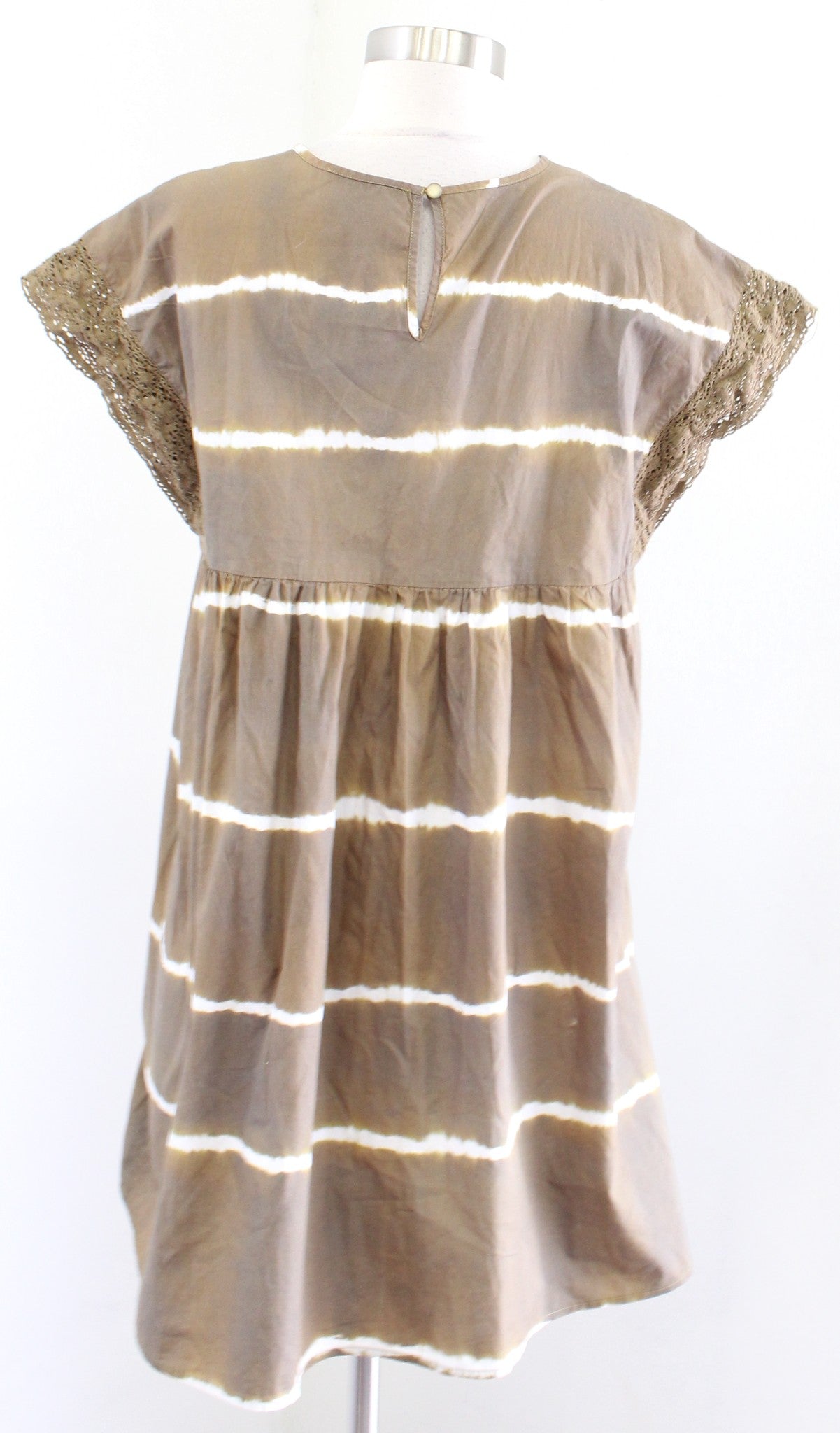 Corey Lynn Calter Anthropologie Brigid Moss Tie Dye Lace Mini Tunic Dress Sz XS