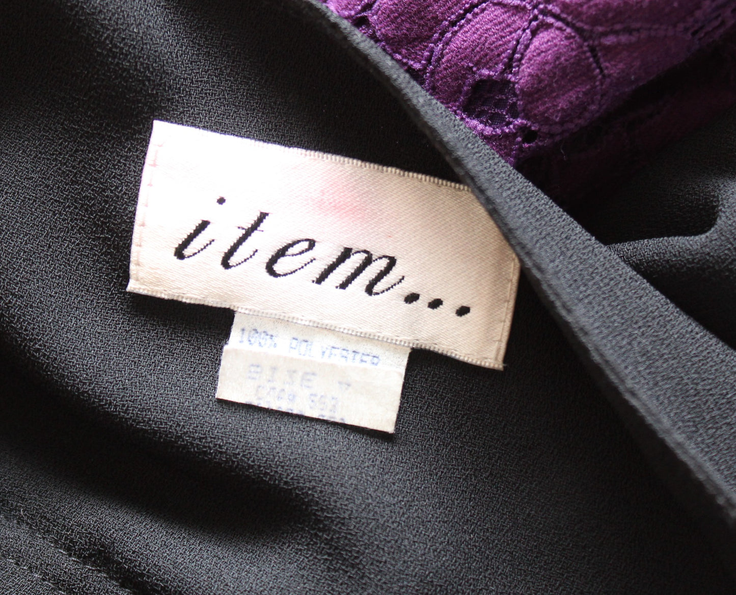 Vtg 90s Black Gold Chain Embellished Fringe Pleated Mini Skirt Size 4 Grunge