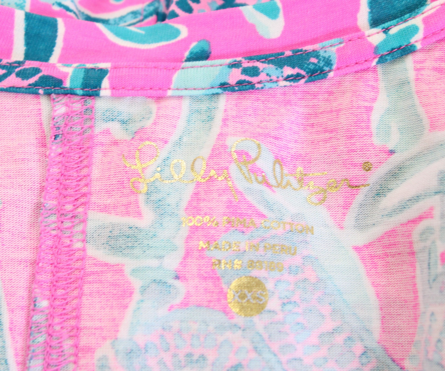 Lilly Pulitzer Raylee Pink Elephant Print Mini Tank Dress sz XXS 2XS Extra Lucky