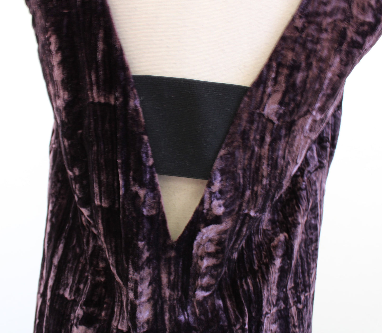 NWT $128 French Connection Purple Crushed Velvet Mini Shift Dress Size 6 Party