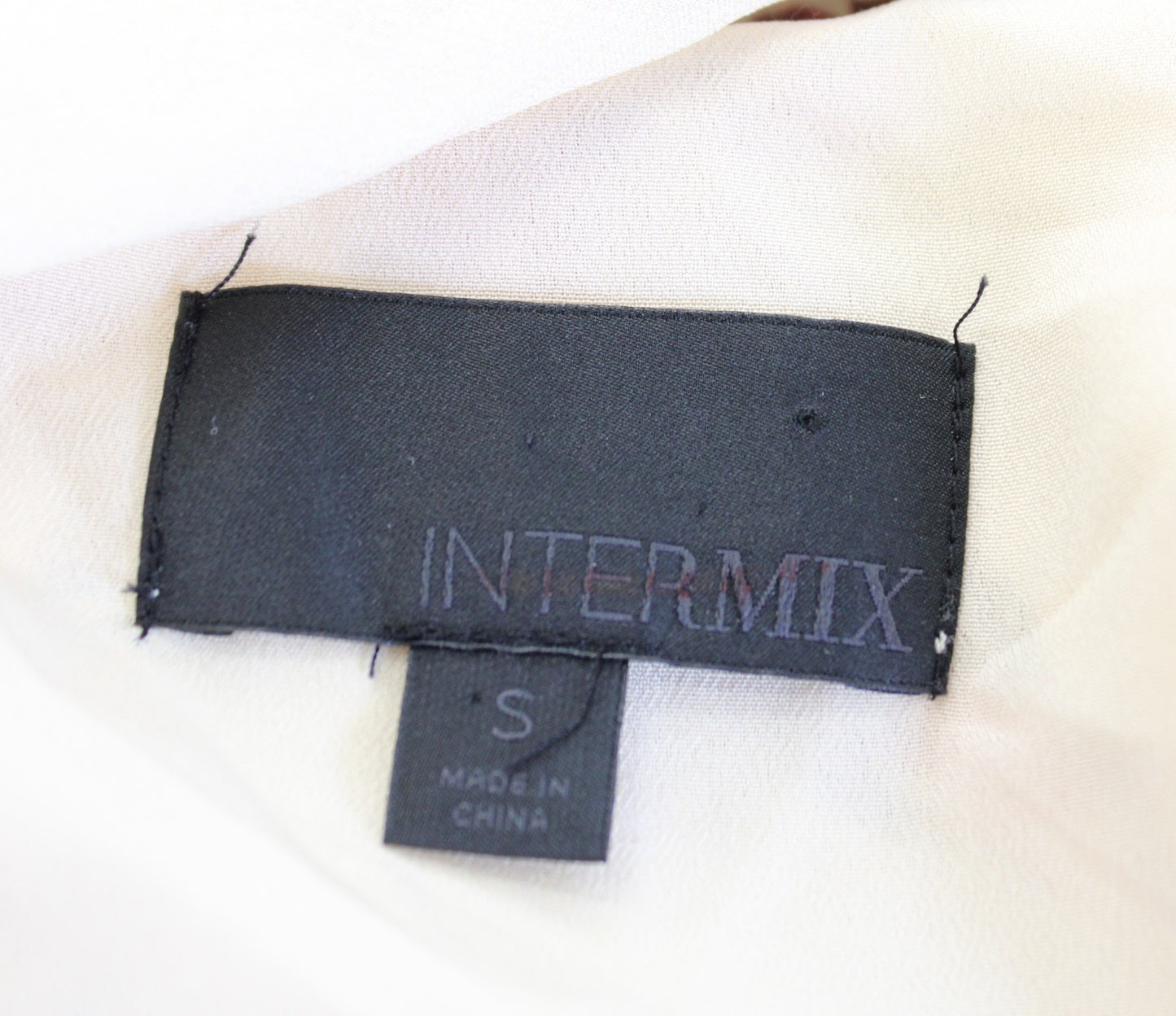 Intermix Ally Floral Ruffle Open Shoulder Silk Halter Tie Top Blouse Size S