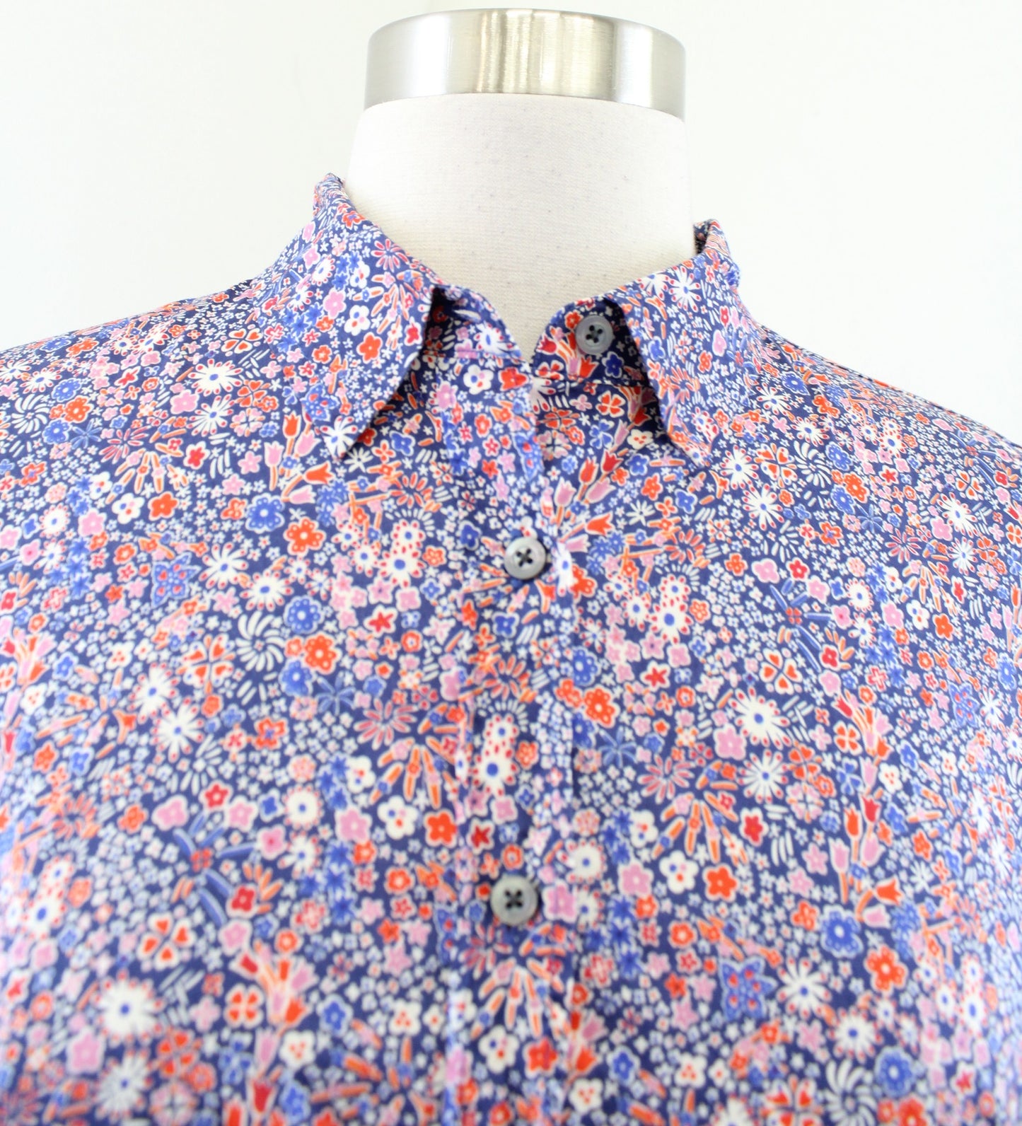 J Crew Liberty of London Perfect Shirt in Kayoko Floral Size 6 Button Front Top