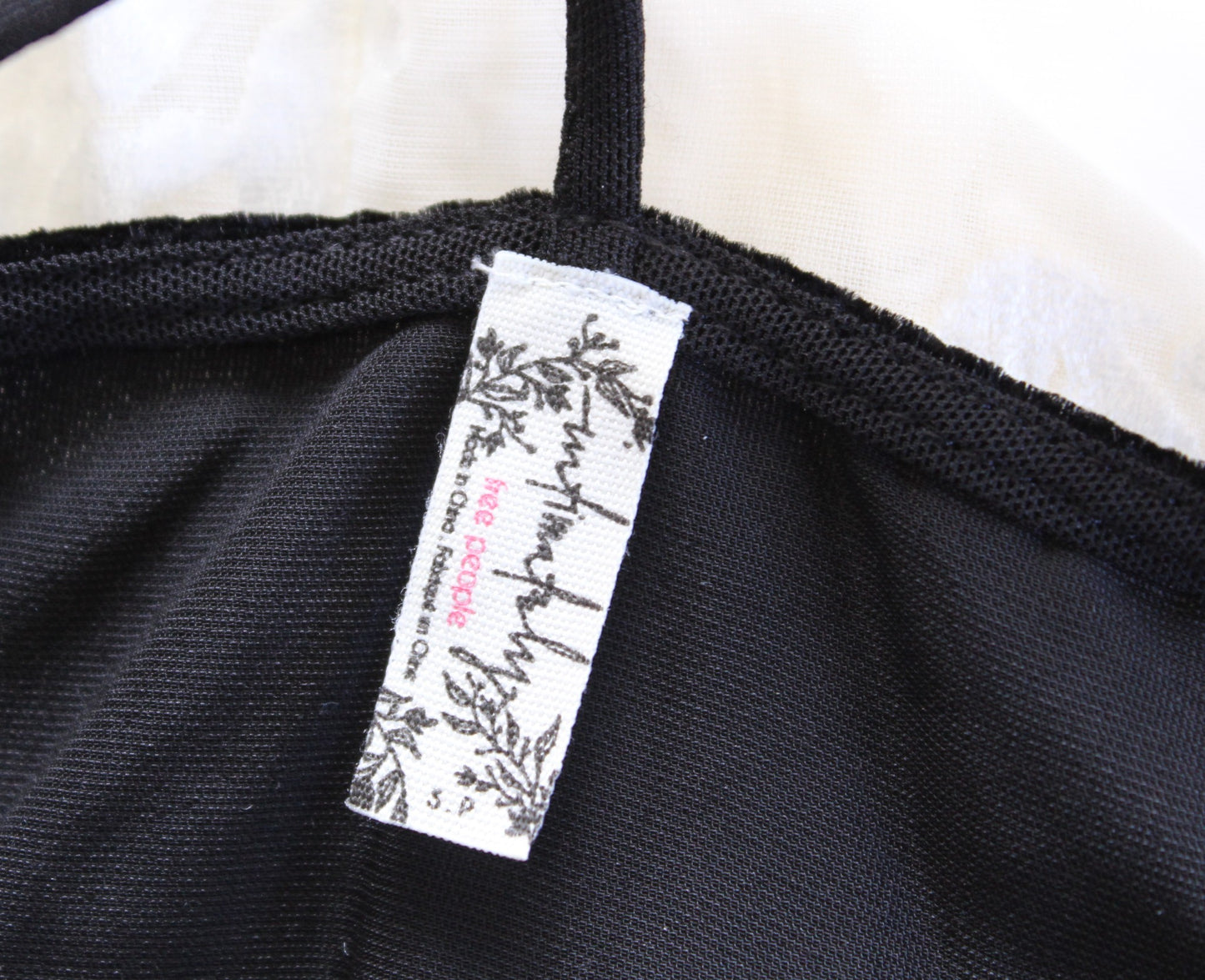 Free People Love All Day Black White Burnout Velvet Floral Maxi Slip Dress Sz S