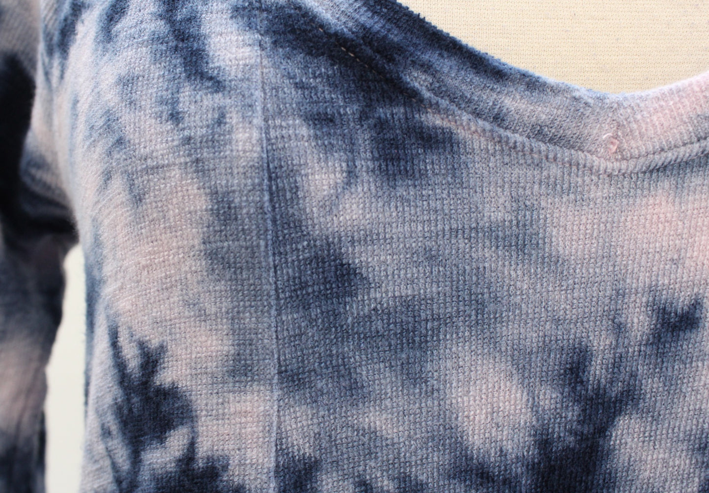 Saturday Sunday Anthropologie Pollie Tie Dye Shift Dress Size S Blue Pink Knit