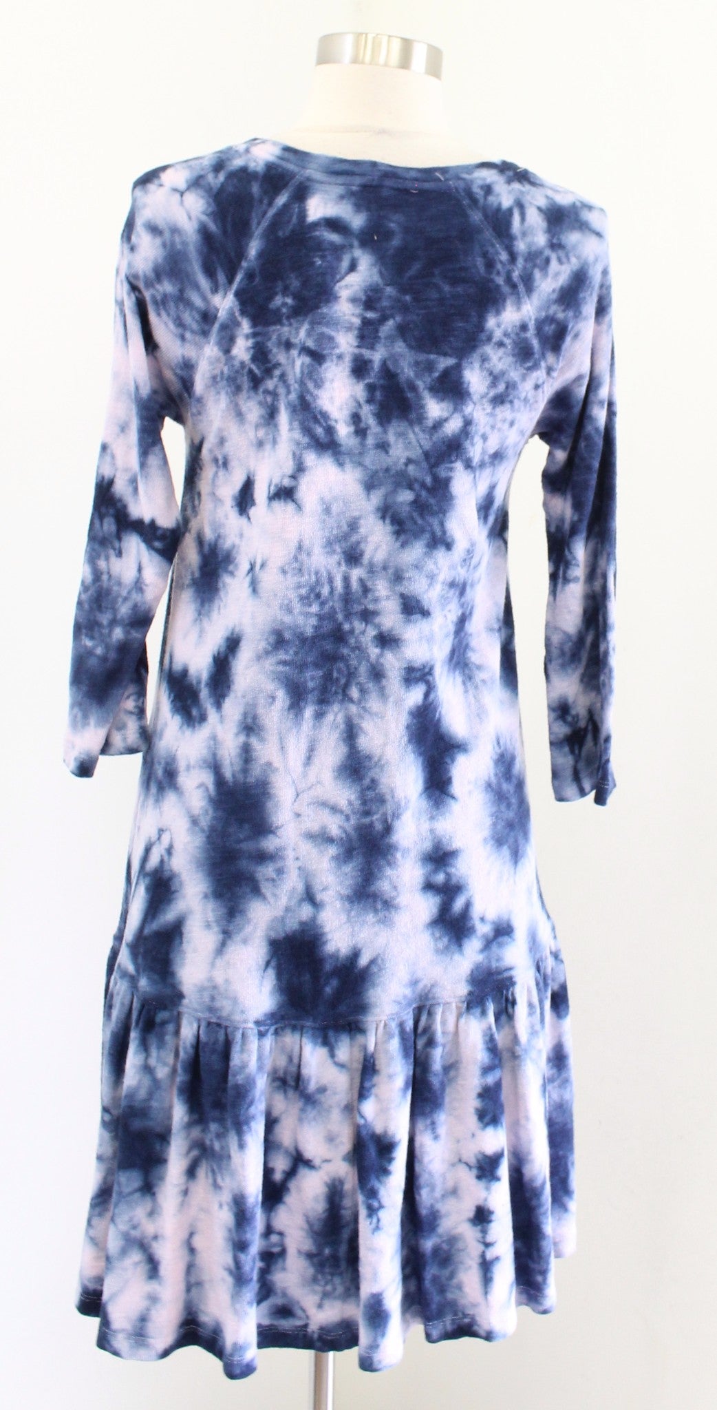 Saturday Sunday Anthropologie Pollie Tie Dye Shift Dress Size S Blue Pink Knit