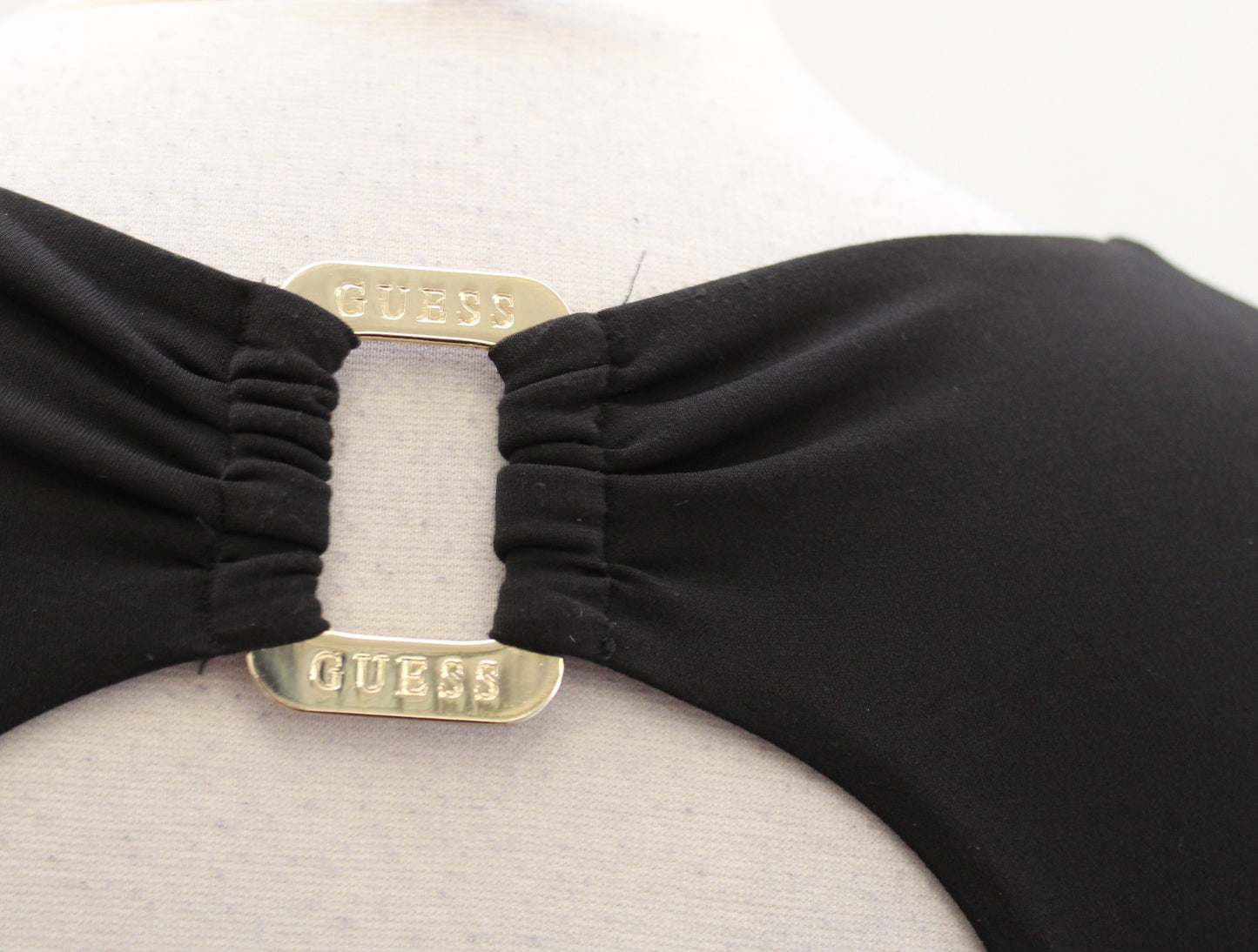 Guess Womens Solid Black Open Back Jersey Maxi Dress Size XS Cocktail Evening