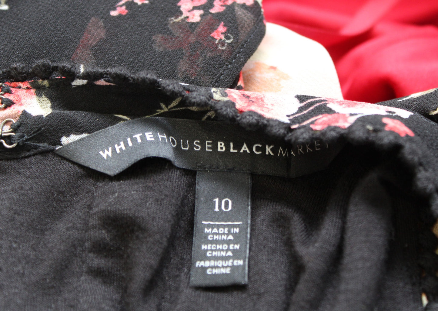 White House Black Market Choker Collar Keyhole Hi Lo Floral Maxi Dress Size 10
