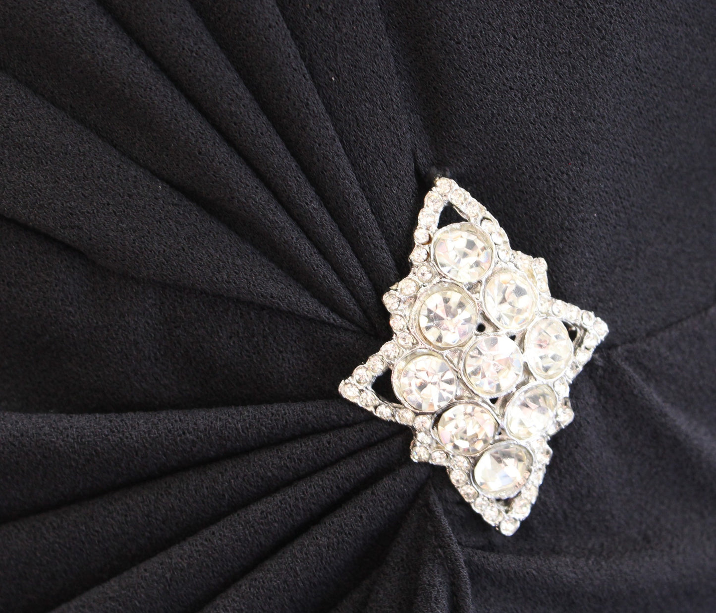 Vtg 90s Lillie Rubin Black Mesh Ruffle Ruched Hi Lo Cocktail Evening Dress Sz 10