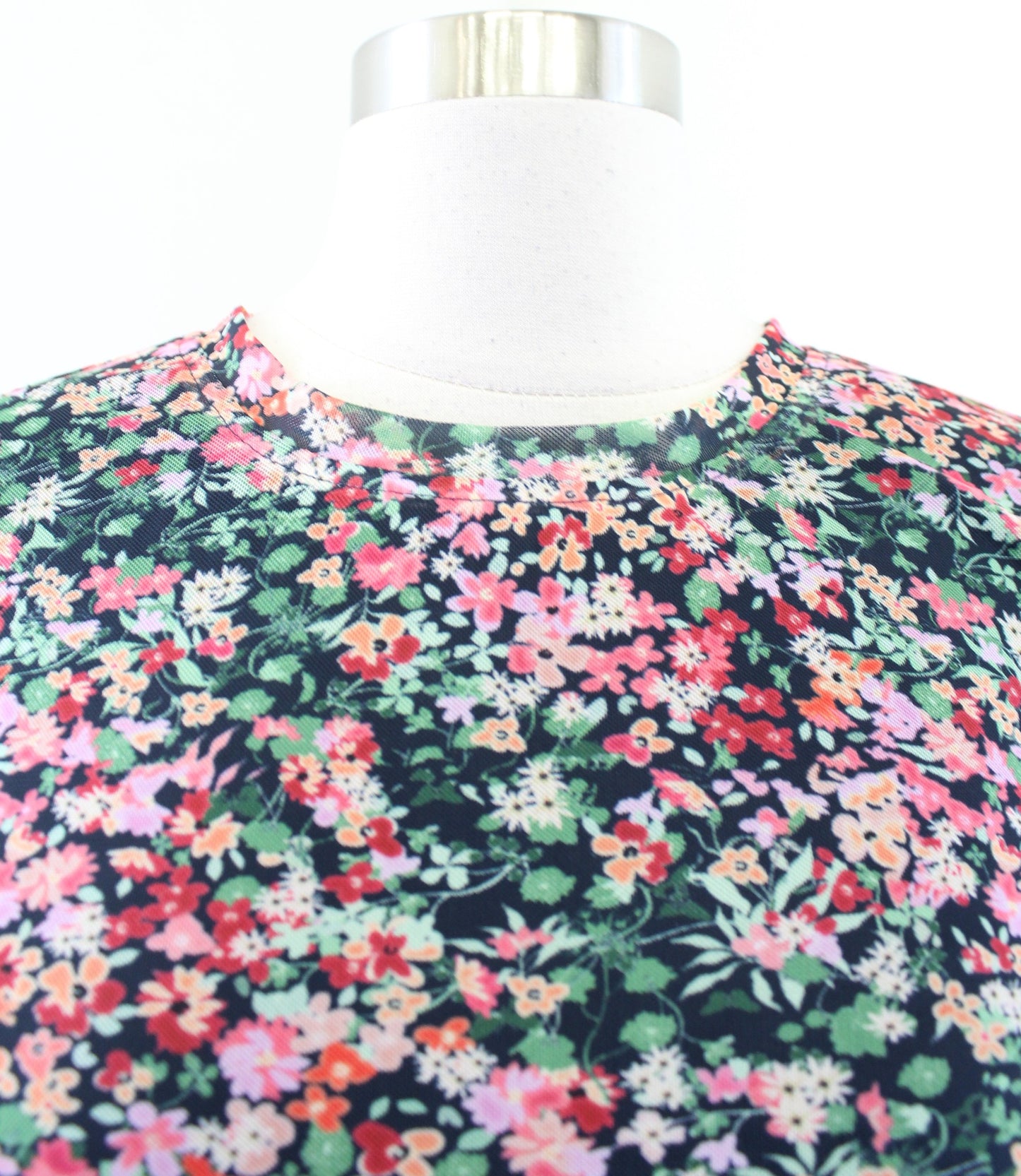 Eva Franco Anthropologie Fiona Mesh Multi Color Floral Midi Maxi Dress Size M