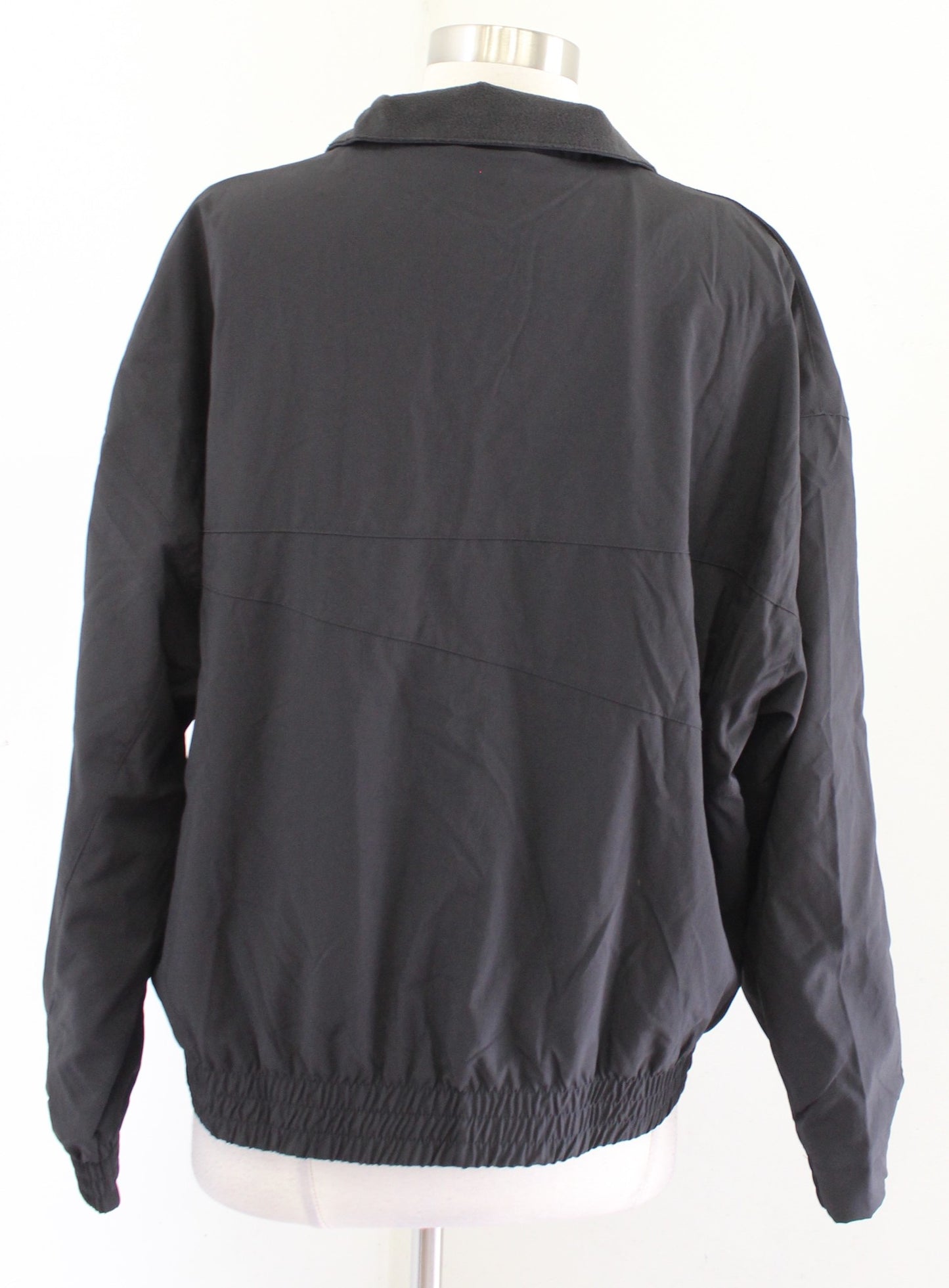 NWT Puma International Womens Black Fleece Lined Track Jacket Size L Winterized