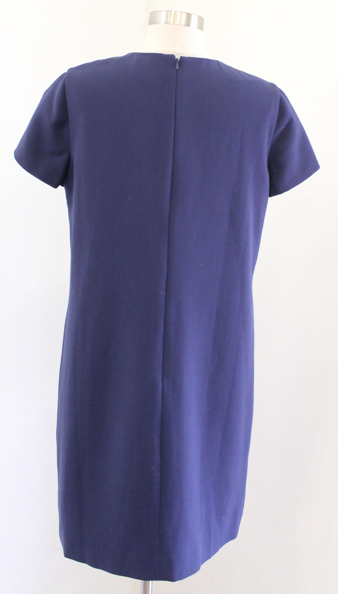 Lilly Pulitzer Havyn Navy Blue 3D Sequin Embellished Shift Dress Size 8