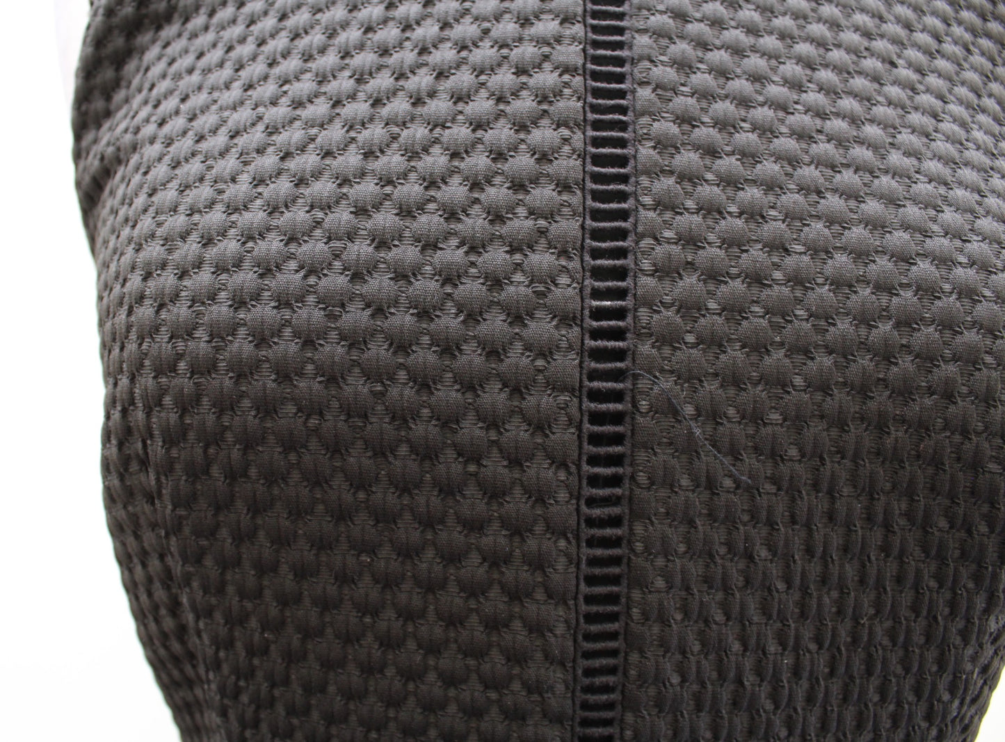 J Crew Black Textured Eyelet Trim Portfolio Sheath Dress Size 0 Career Office