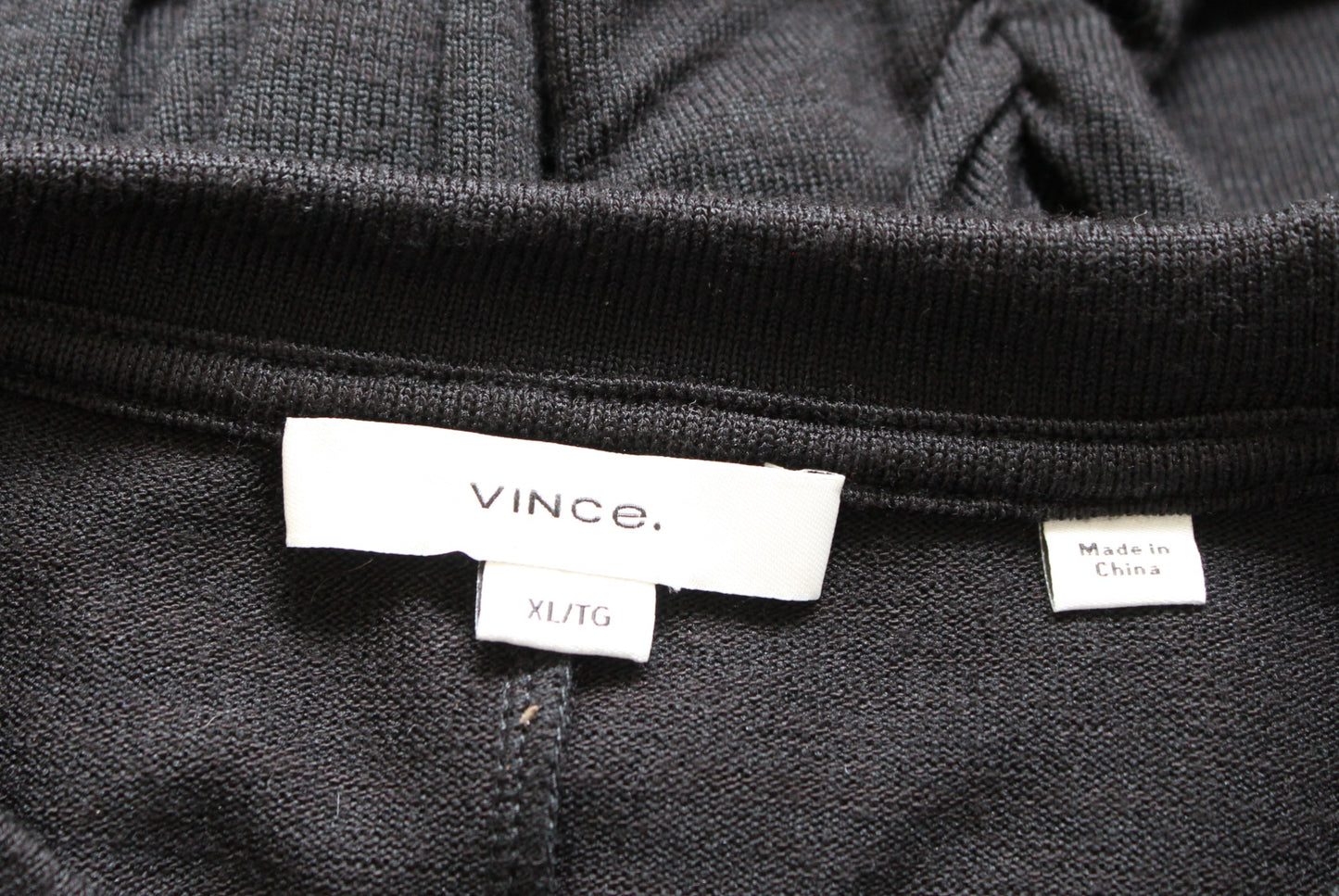 VINCE Womens Solid Black Gathered Ruched Waist Sleeveless Midi Dress Size XL