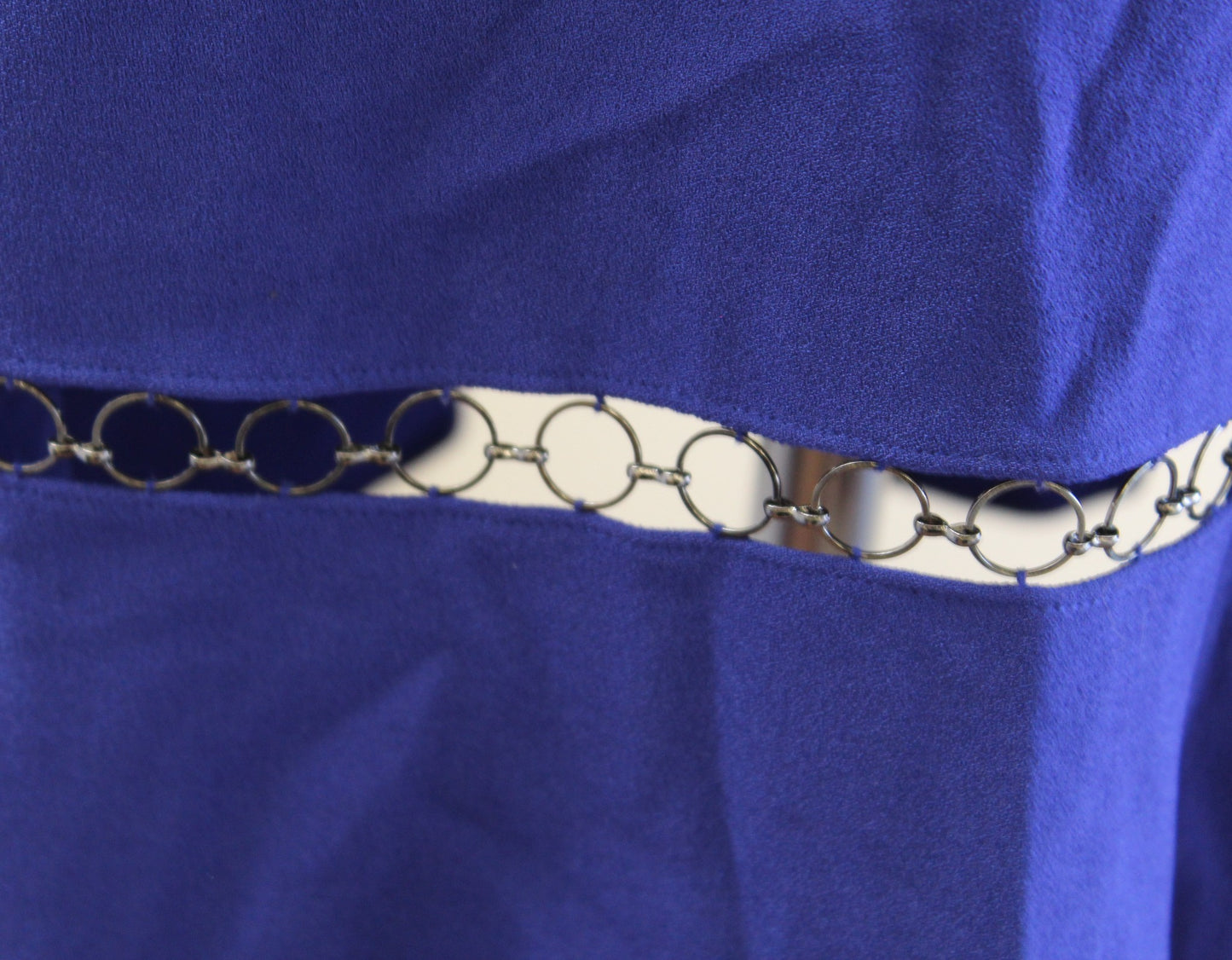 Elie Tahari Rachel Blue Ruffle Flutter Sleeve A Line Sheath Dress Size 2 Flounce