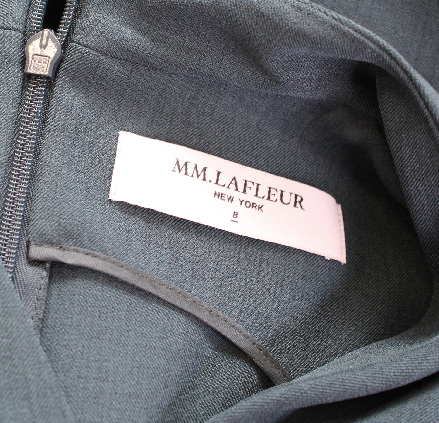 MM Lafleur Womens Aditi Rainforest Green Sheath Dress Size 8 Career