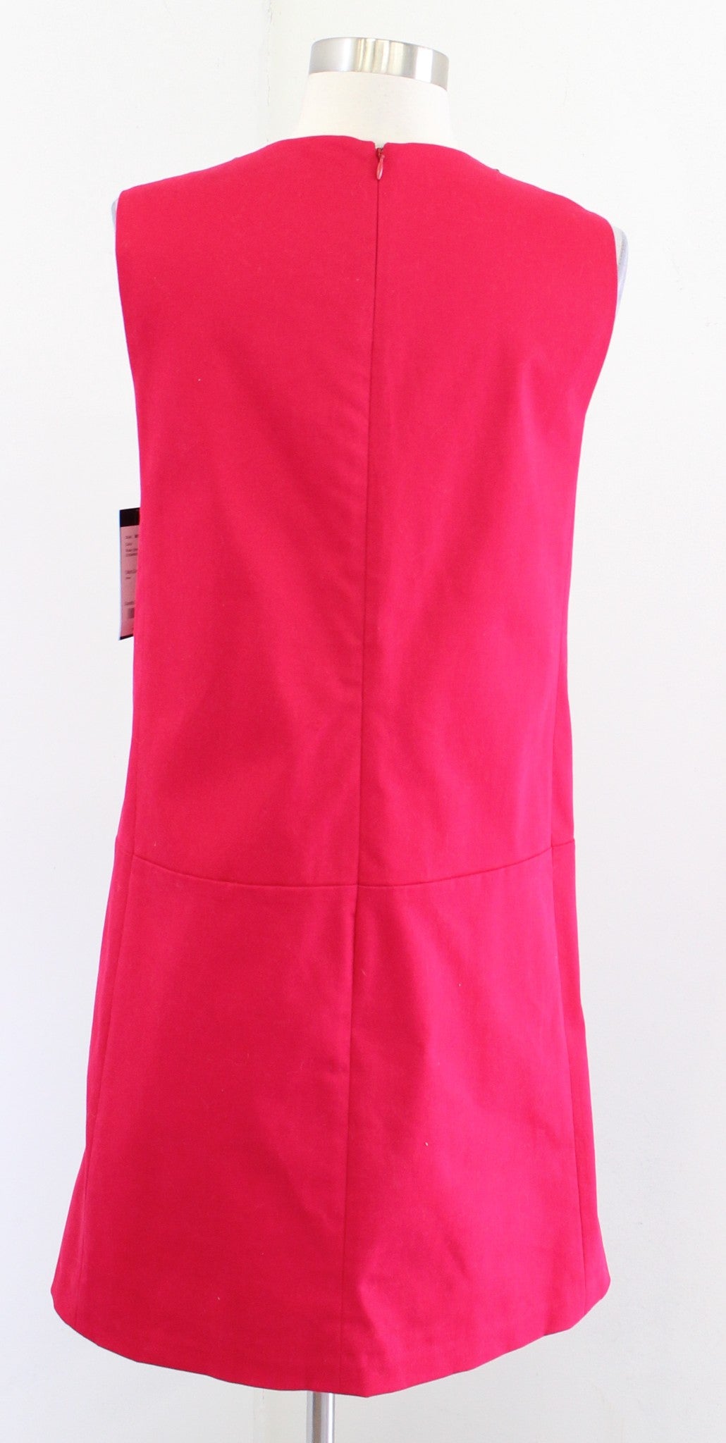 NWT W by Worth Red Beaded Jewel Embellished Shift Dress Holiday Party Cocktail 2