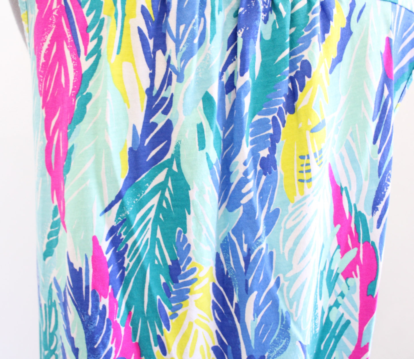 Lilly Pulitzer Blythe Light As a Feather Tank Swing Dress Size S Blue Sleeveless