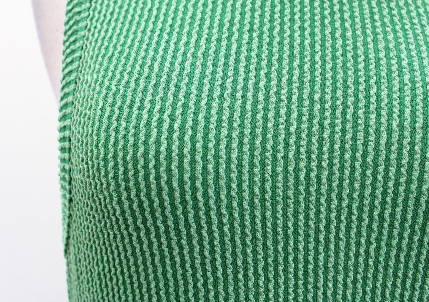 NWT Gilli Stitch Fix Green Textured Ribbed Knit Fitted Midi Maxi Dress Sz PS SP