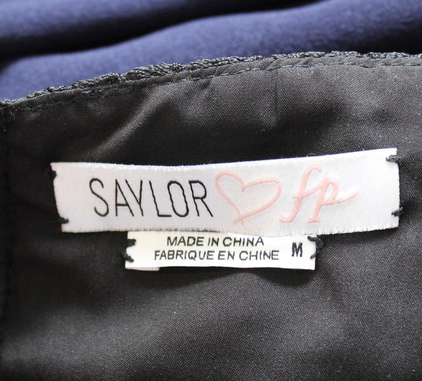 Saylor x Free People Black Textured Dramatic Ruffle Mini Dress Size M Open Back