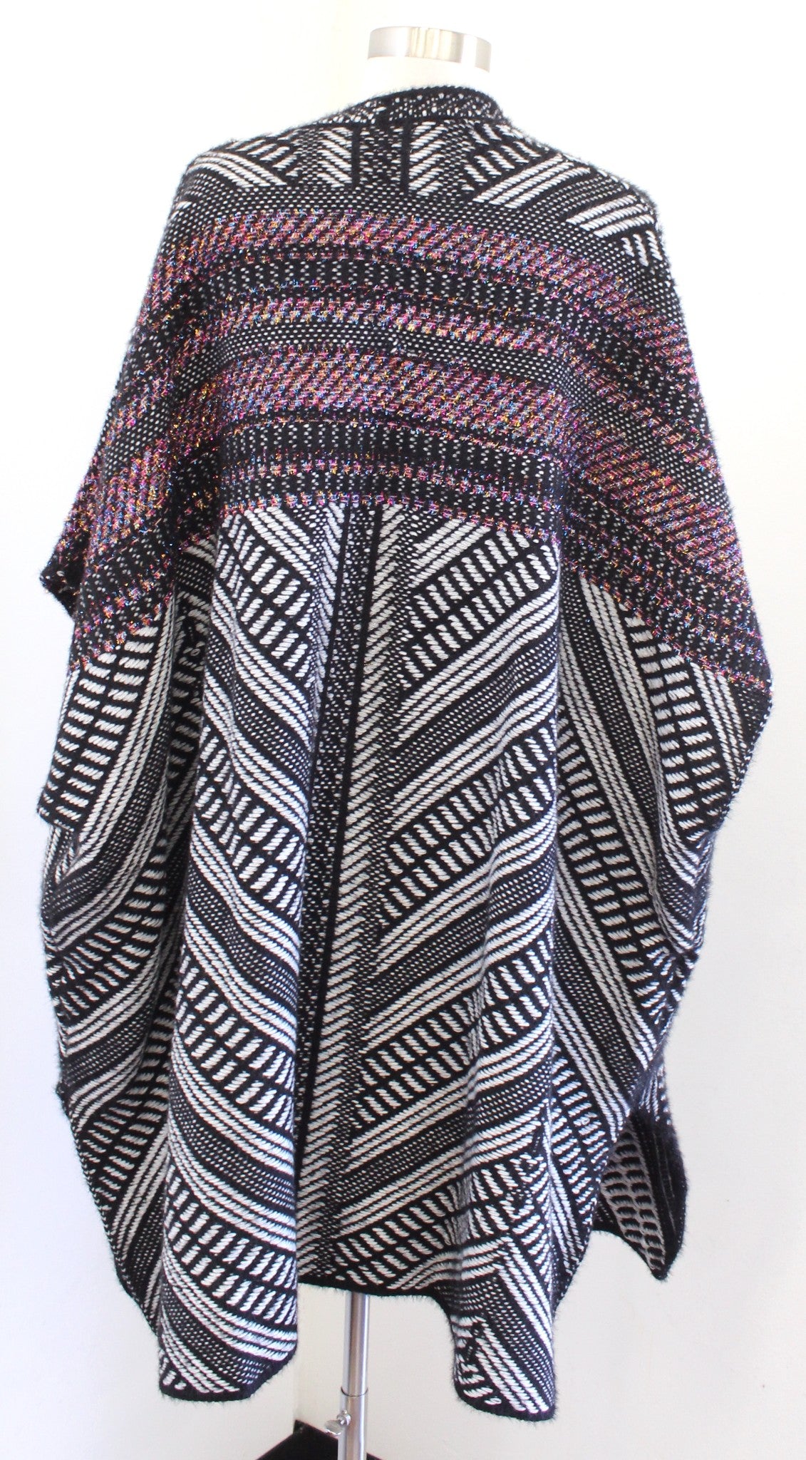 NWT Anthropologie Molly Bracken Sally Geo Tinsel Tweed Kimono Cardigan Size 3X