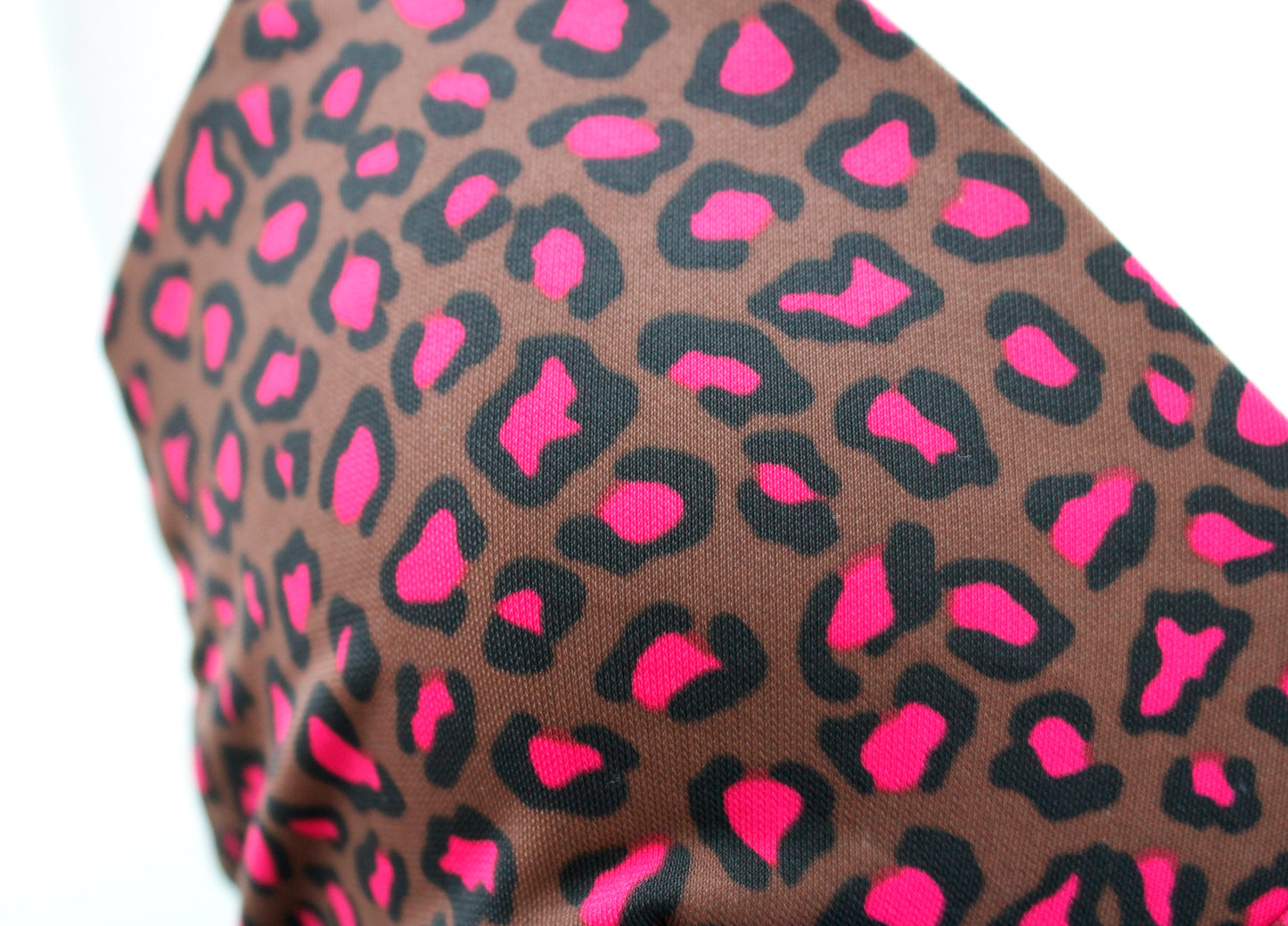 Banana Republic Brown Black Pink Leopard Print Tie Back Slip Dress Size XS