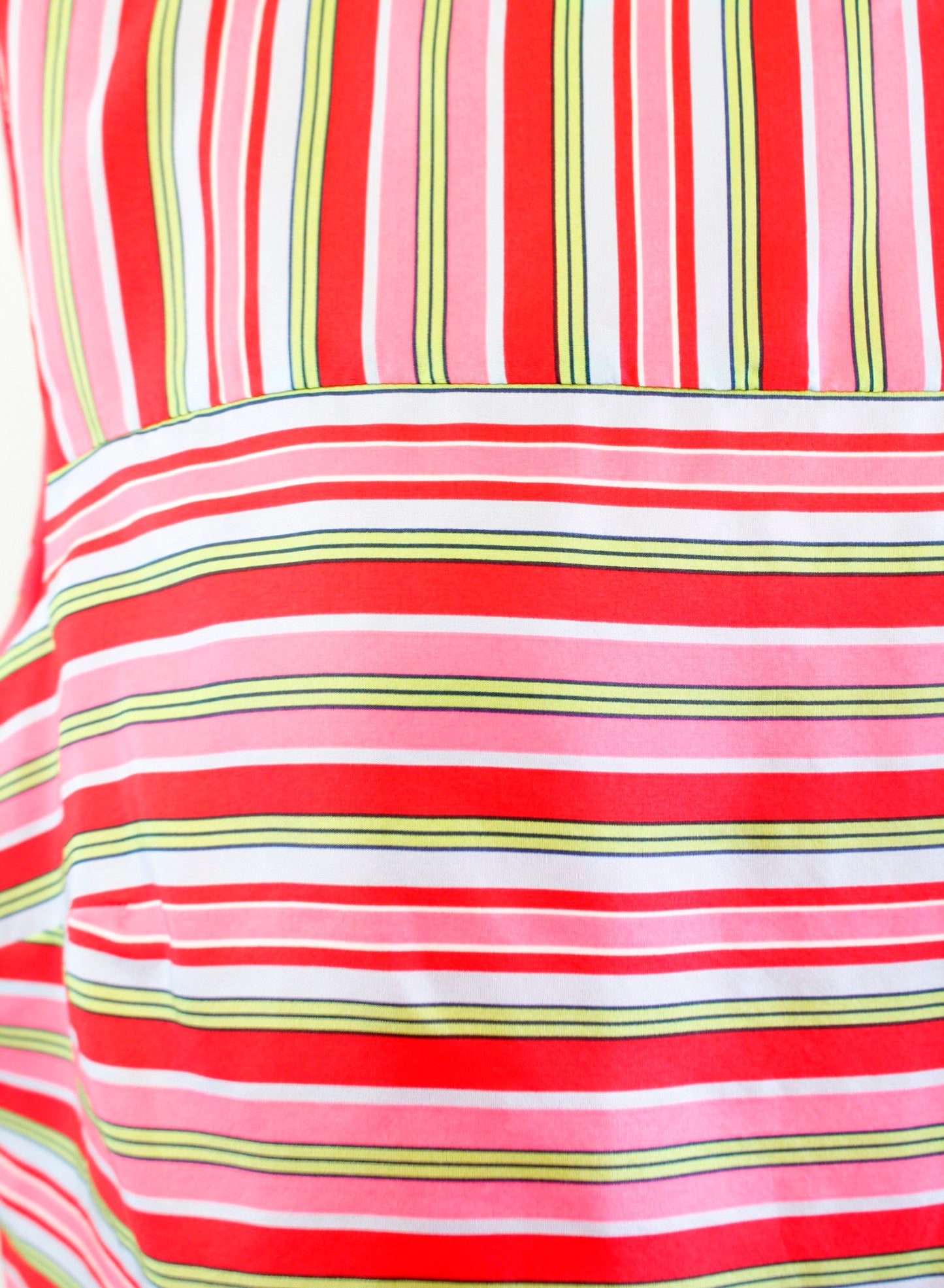 NWT $79 Talbots Pink Red Multi Color Striped Silk Shell Tank Top Blouse Size 12