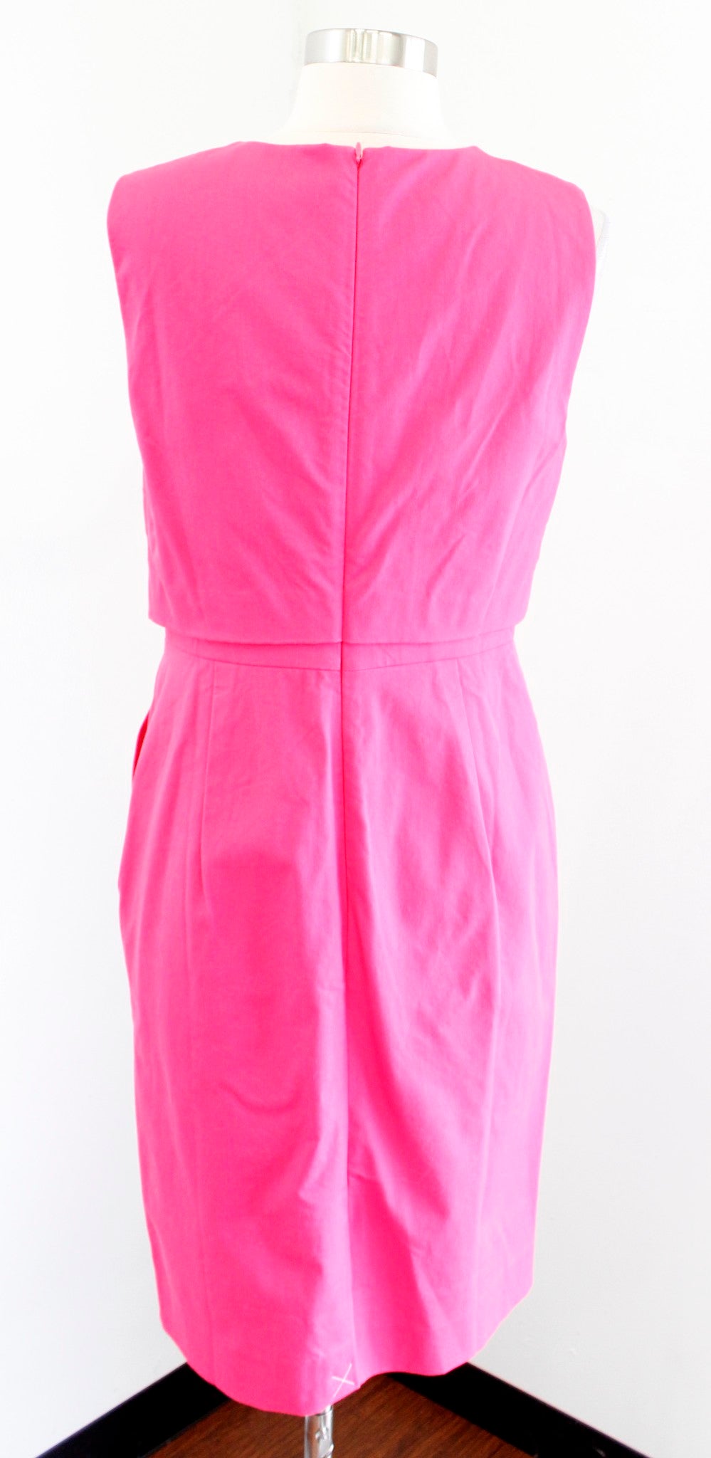 NWT J Crew Womens Going Places Bi Stretch Cotton Sheath Dress Size 6 Sleeveless