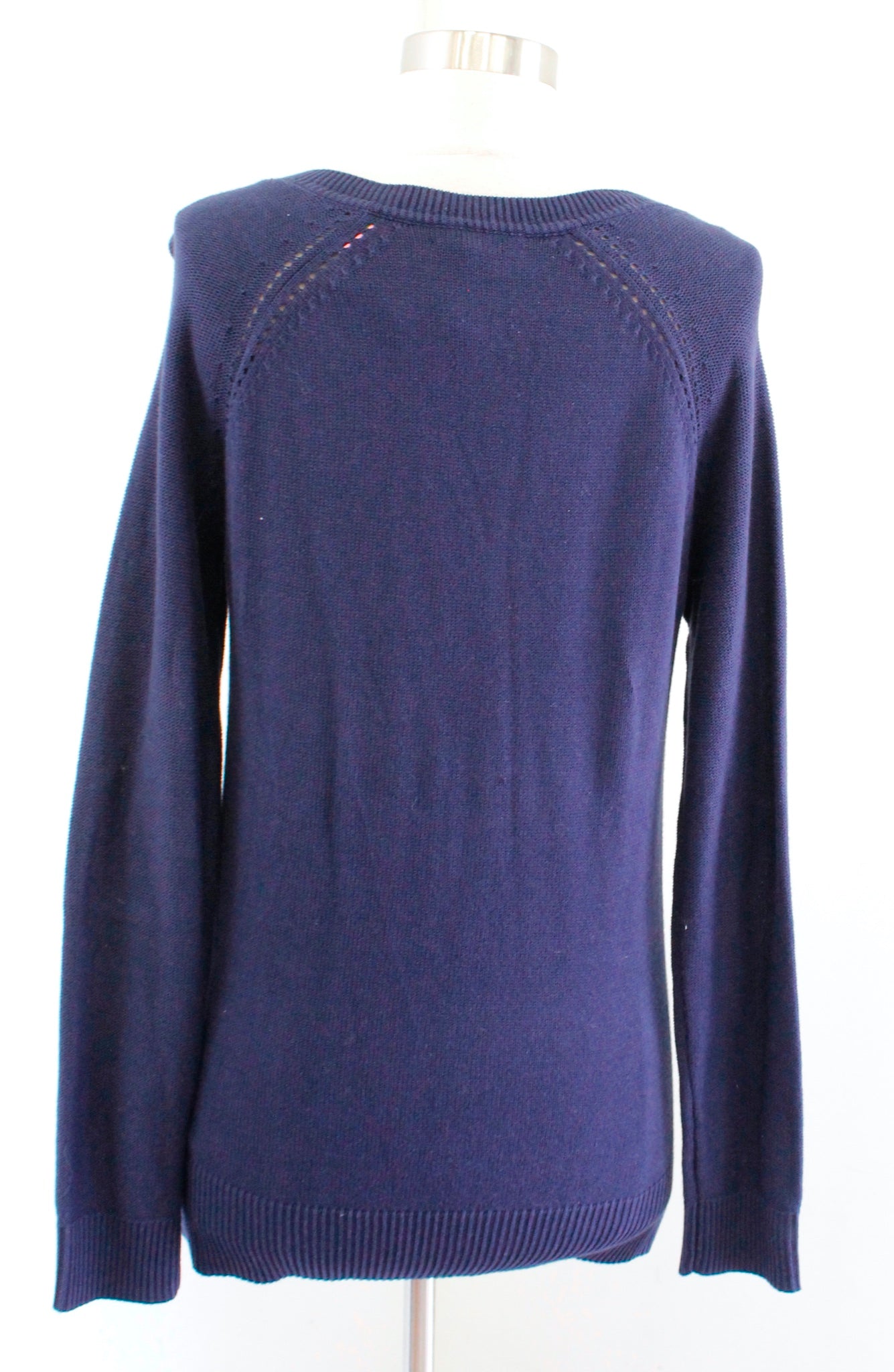 NWT Lilly Pulitzer Azalea Anchors Up Embroidered V Neck Sweater Size M True Navy