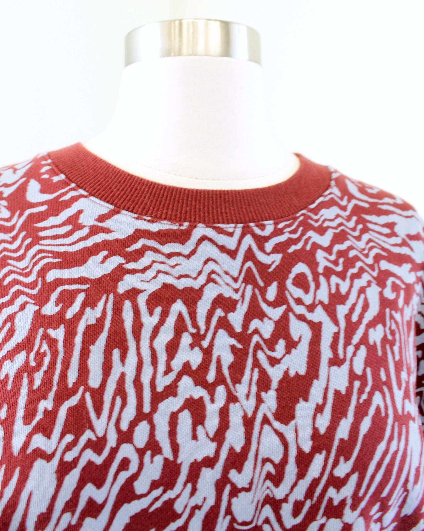 Madewell Resourced Oversized Sweatshirt Sweater in Tigerized Print Size M Tiger