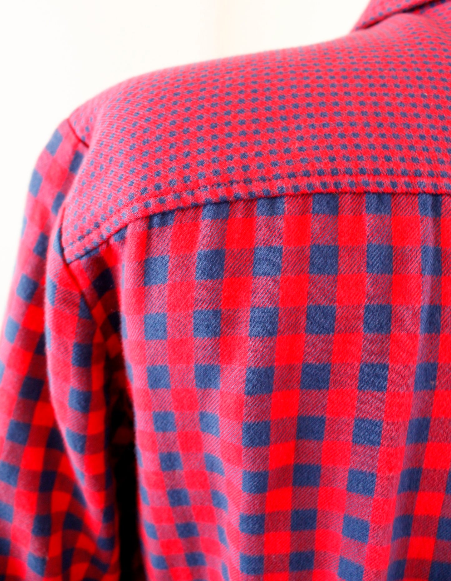 Brooks Brothers Womens Red Fleece Blue Red Plaid Tie Waist Shirt Dress Size 6